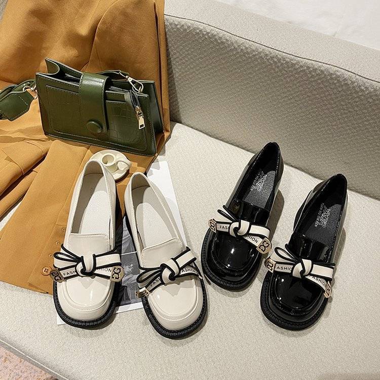 Giày oxford S & C da mềm cao 6cm phong cách Anh quốc chất lượng cao cho nữ