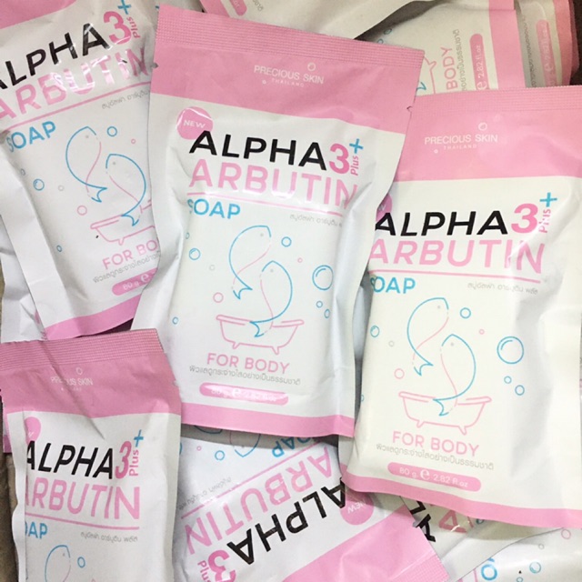 💐 Xà phòng tắm giúp dưỡng trắng da Alpha Arbutin Thái lan 80g