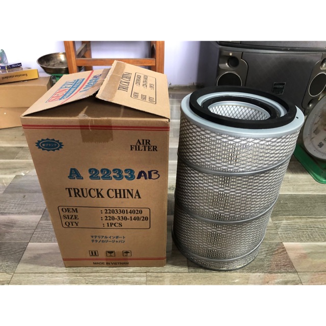 Sản phẩm gia đình làm: Combo 4 Lọc gió ô tô A-22x33 sun phít tiêu chuẩn quốc tế