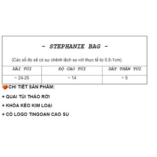 Túi da tingoan STEPHANIE BAG/BL