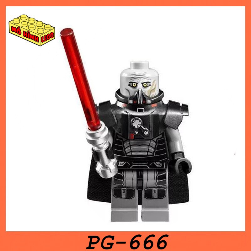 Đồ chơi lắp ráp lego giá rẻ cho bé PG 8024 mô hình minifigus Star wars chiến tranh giữa các vì sao