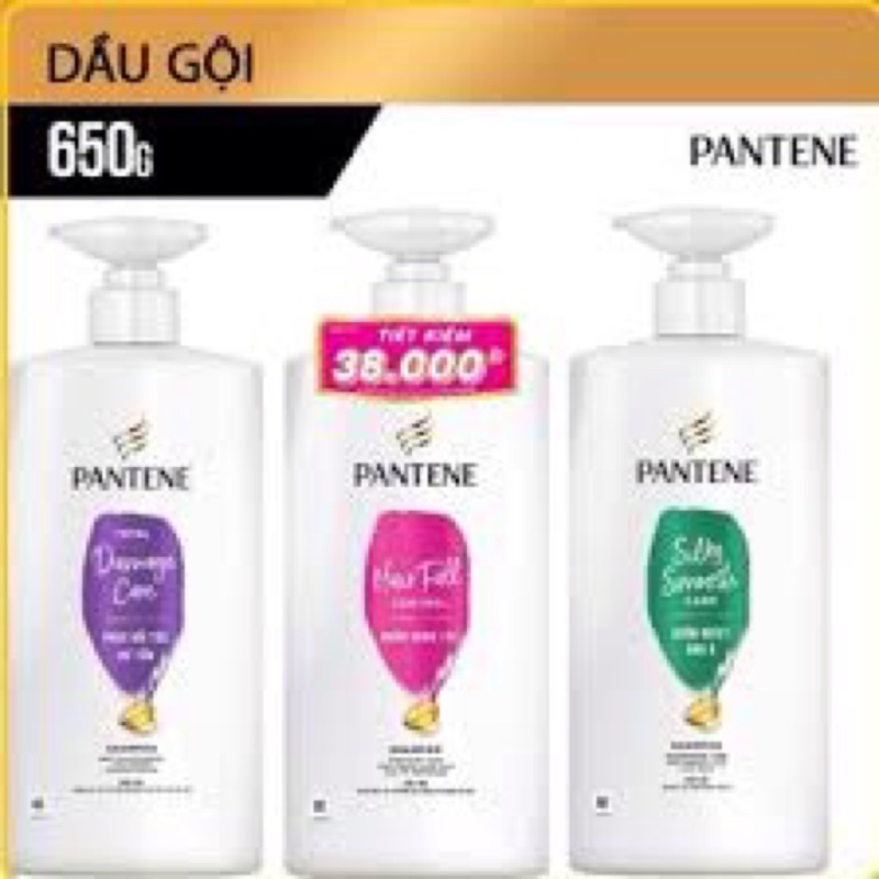 Dầu gội/ Dầu xả pentene 650ML