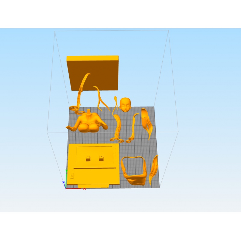 File in mô hình 3D Samara Manga The Ring - Manga