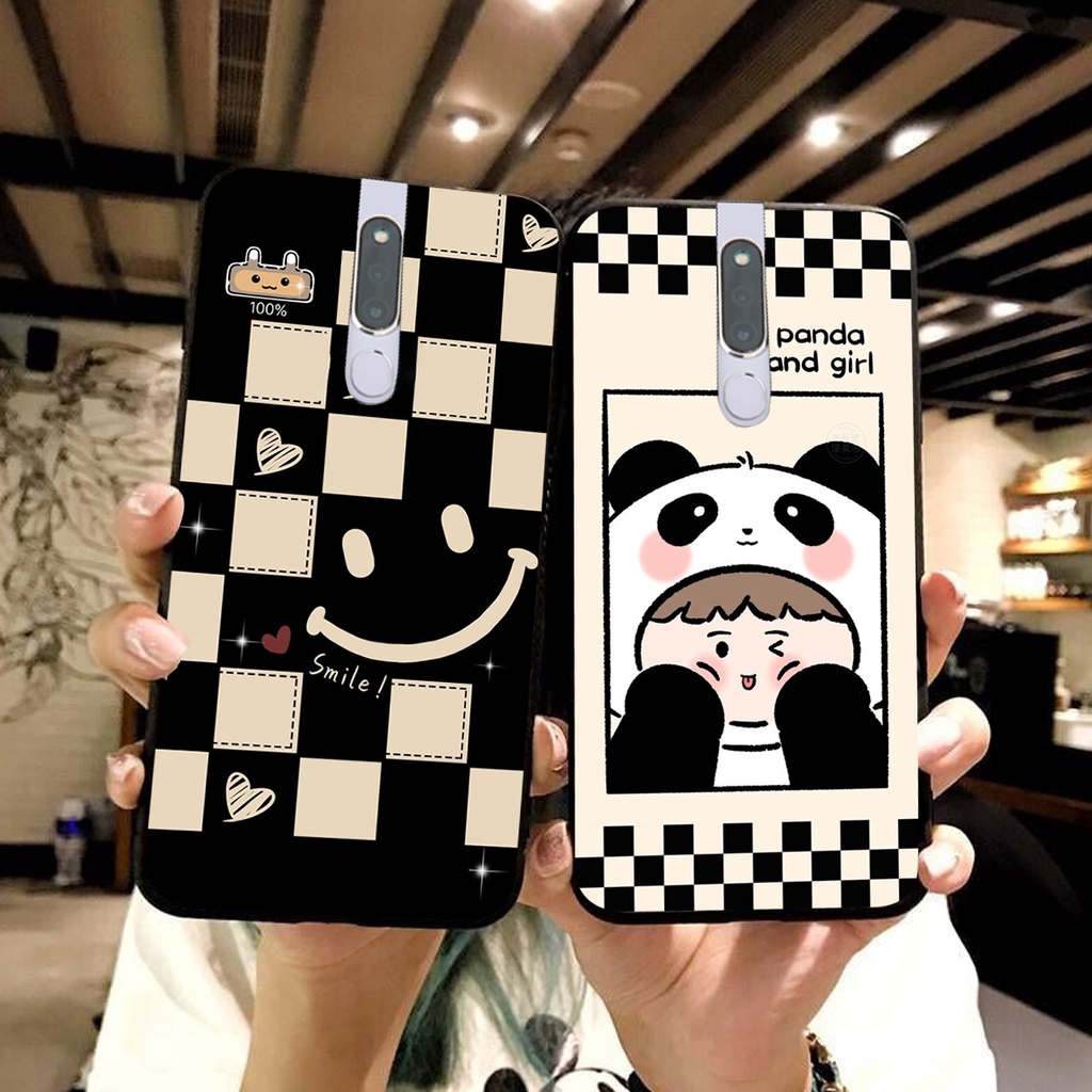 Ốp lưng Oppo F11 PRO in hình cao cấp mẫu kẻ caro,mikenbe@r siêu hot