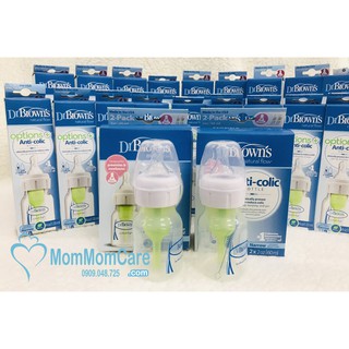 [Mã SKAMLTSM9 giảm 10% đơn 99K] Bình sữa dr.brown's option plus nhập Mỹ ( xanh lá)