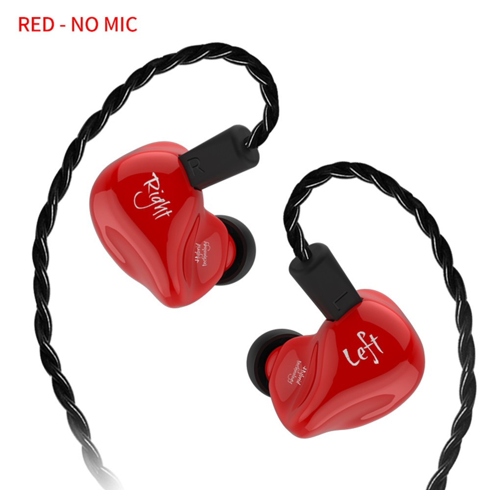 Tai Nghe Nhét Tai Kz Zs4 1ba + 1dd Hifi Dj