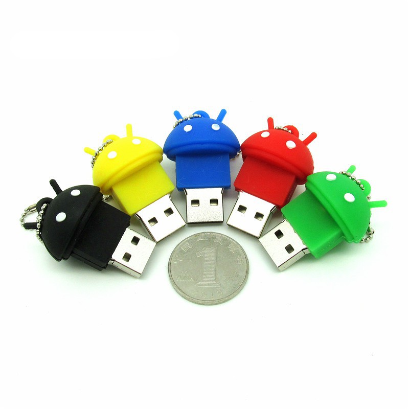 USB hình rô bốt hoạt hình Android