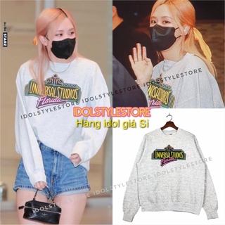Áo nỉ sweater Universal như Rose Rosie Blackpink Rosé