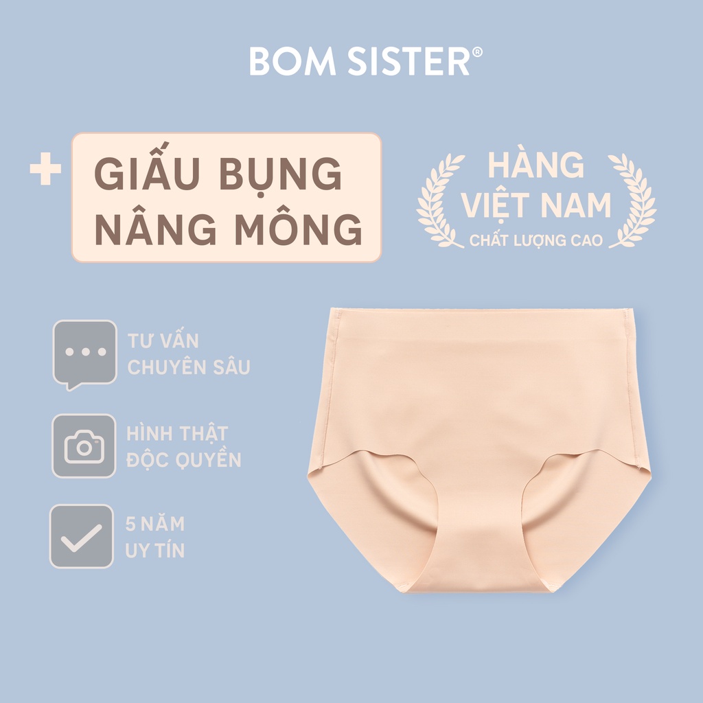 [Mã FARSBR99A giảm 10% đơn 99K] Quần Gen Định Hình Su Đúc Lưng Vừa Nâng Mông Không Đường May BOM SISTER QG5609