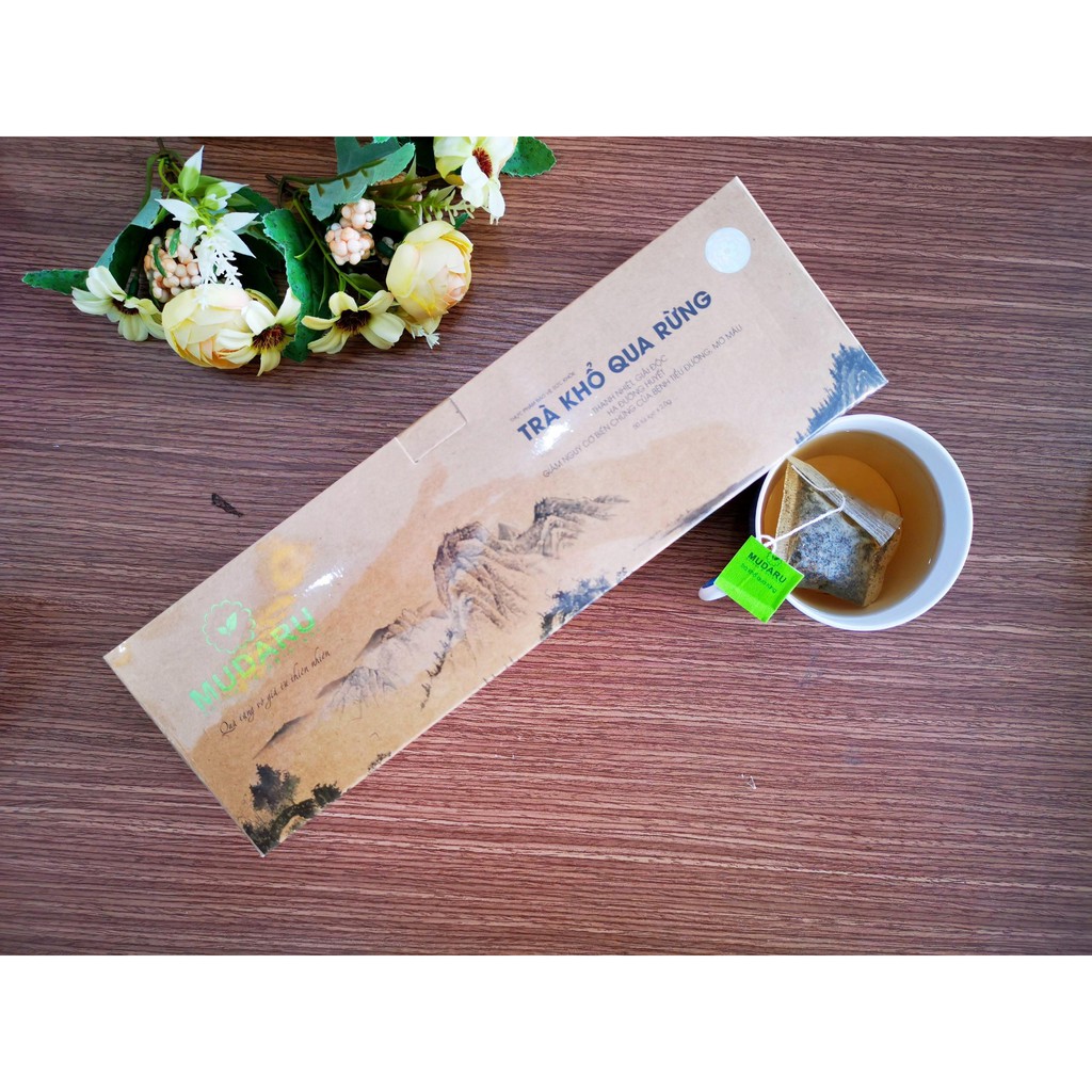 Trà Khổ Qua Rừng Mudaru Giải Độc Mát Gan, Giúp Ngủ Ngon Hộp 25 và 50 Túi Lọc | BigBuy360 - bigbuy360.vn