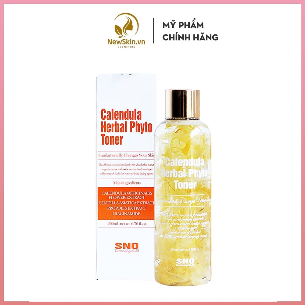 Toner Hoa Cúc SNO Calendula Herbal Phyto 200ml