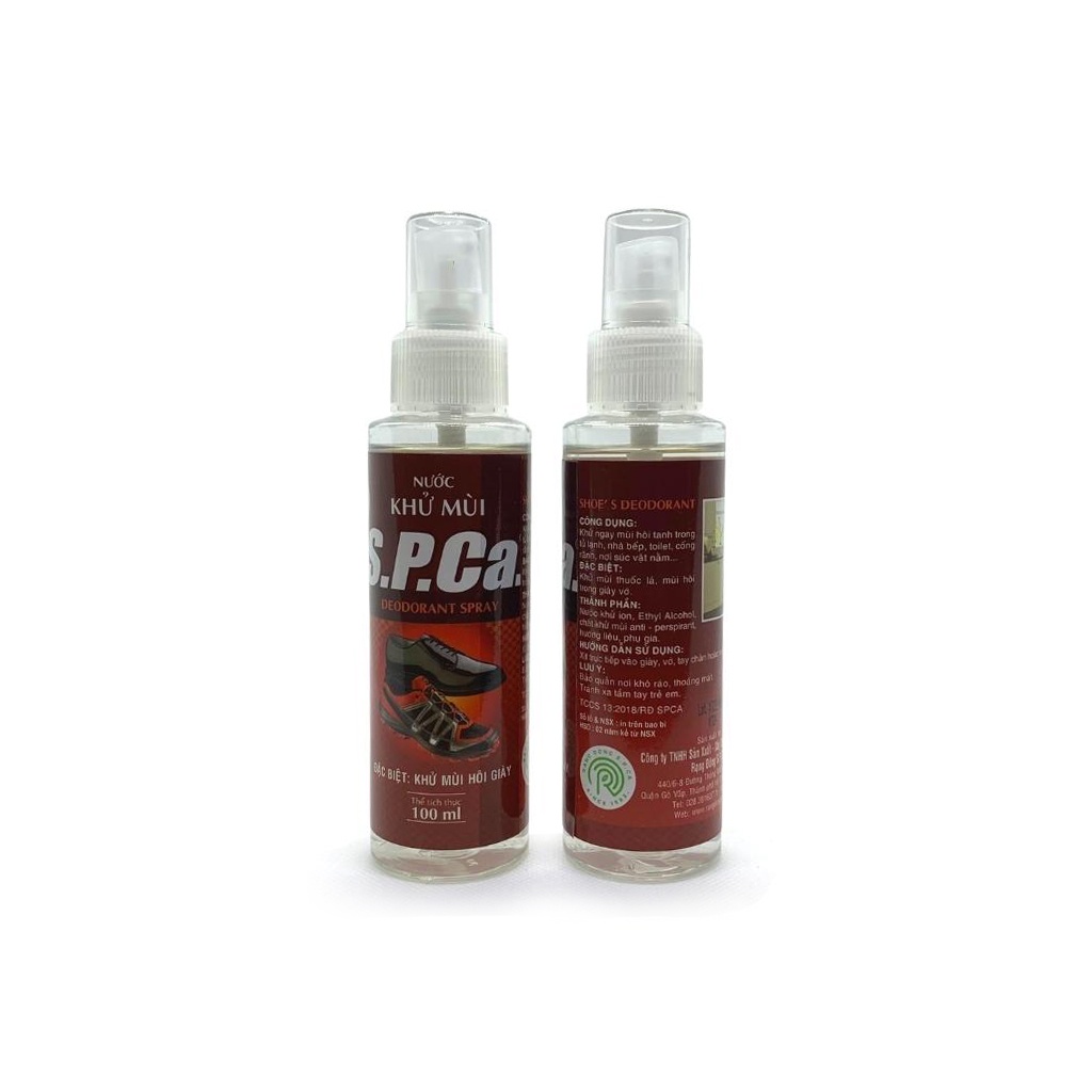 Chai Xịt Khử Mùi Giày SPCa 100ml Khử Mùi Hôi Chân Giúp Khử Mùi, Diệt Khuẩn Hiệu Quả Đến 24h