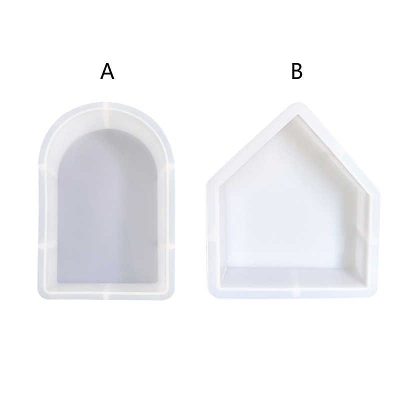 Sa Khuôn Silicon Hình Ngôi Nhà Bằng Epoxy Resin Làm Đồ Trang Trí Nhà Cửa