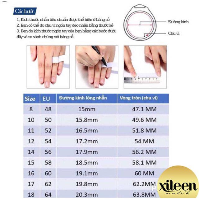 Nhẫn dw titan nam nữ thời trang, thép không gỉ bao hành 1 năm