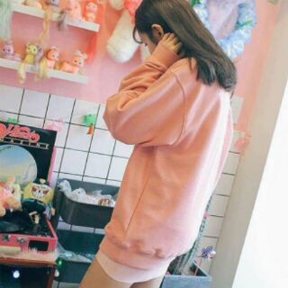 Sweater trơn hồng đất basic siêu ngọt - hàng cao cấp