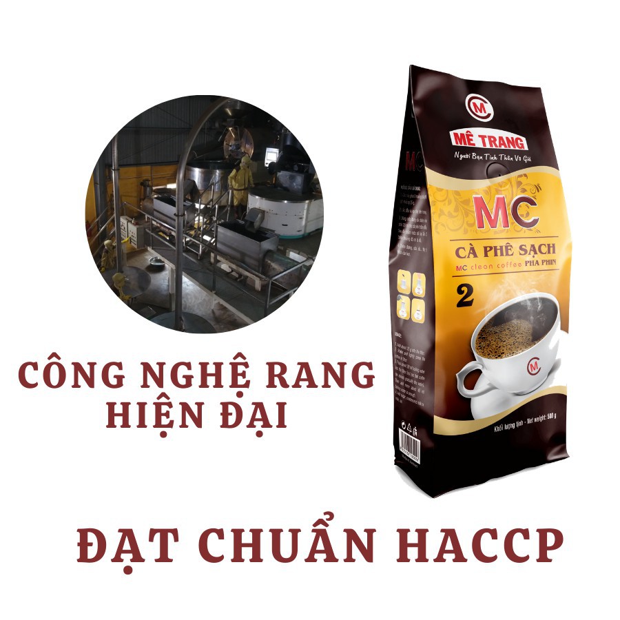 Cà phê Sạch Mê Trang MC2 - cafe nguyên chất rang xay mộc pha phin (Arabica, Robusta) date mới | BigBuy360 - bigbuy360.vn