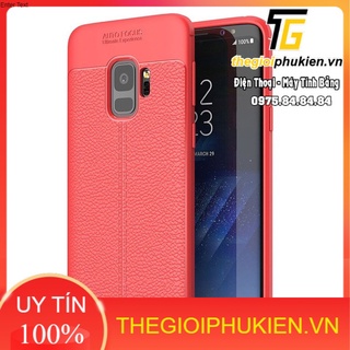 Ốp lưng Samsung S9 silicon giả da Auto Focus