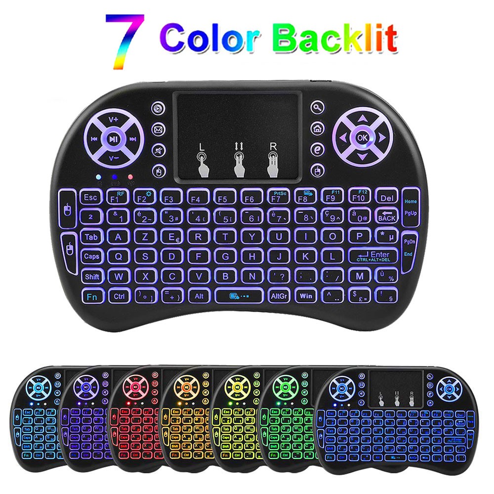 Bàn phím mini Bàn phím cầm tay i8 2.4G không dây cho PC Android TV Box