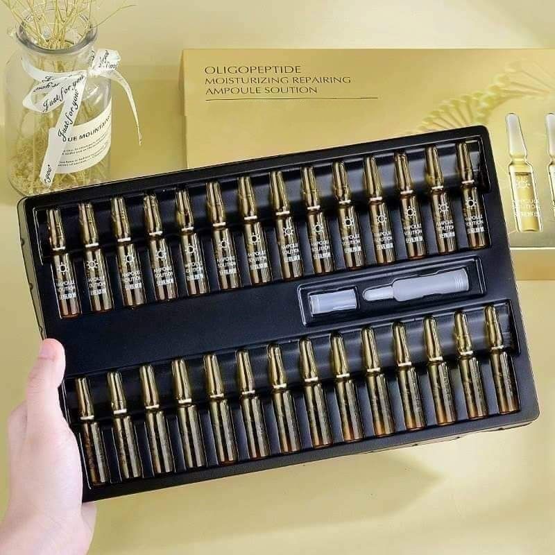 Set 28 Ống Tinh Chất Oligopeptide Dưỡng Ẩm Phục Hồi Làn Da