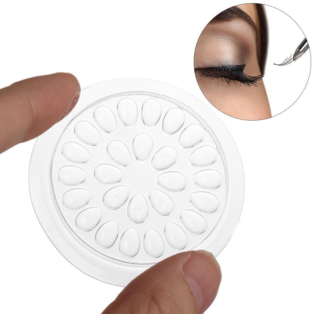 Set 3 / 5 / 10 Miếng Dán Nhựa Hình Bông Hoa Dùng Để Nối Mi Trang Điểm Làm Đẹp