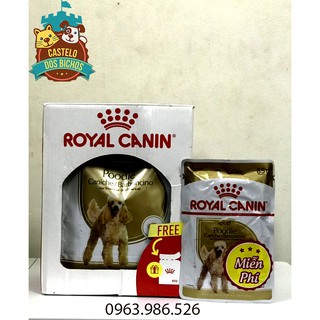[Chính Hãng] Hạt Royal Canin Cho Chó Poodle Trưởng Thành 500g  - Tặng kèm 1 gói bate 85g