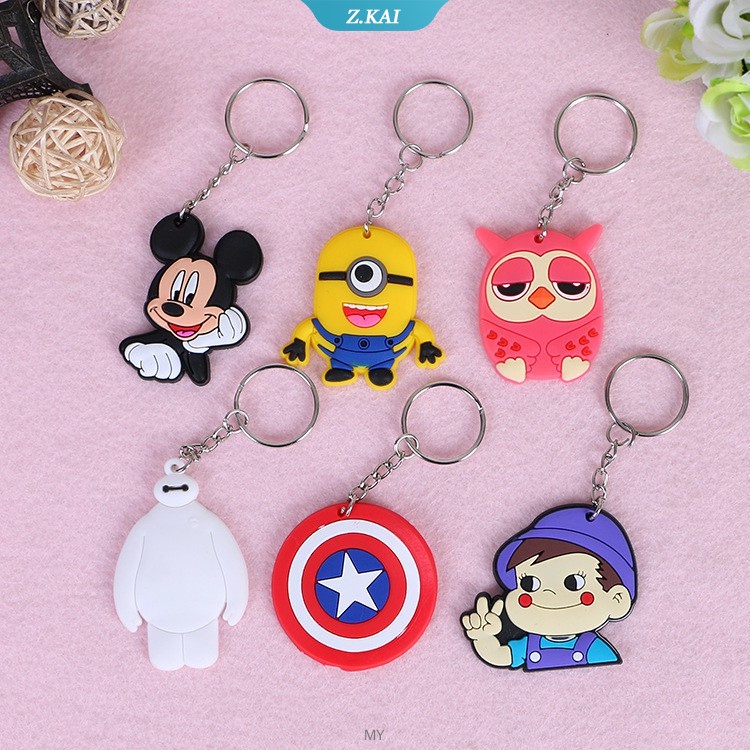 Móc khóa silicon hoạt hình