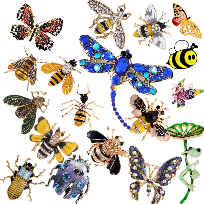 Huy Hiệu Cài Áo Hình Các Con Bọ Đáng Yêu