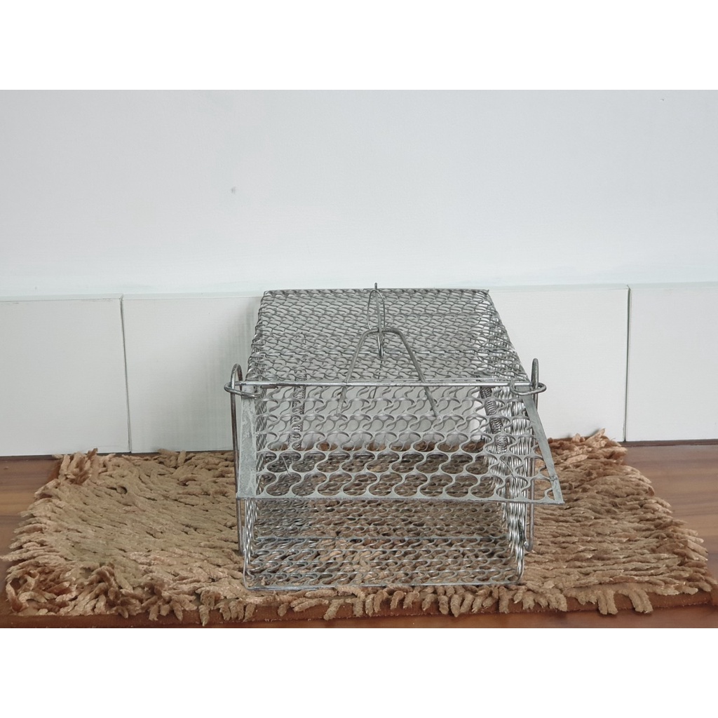 Bẫy lồng chuột sắt KT: 25x18x14 cm (có thể tái sử dụng nhiều lần) - Đồ gia dụng Hoàng Kim