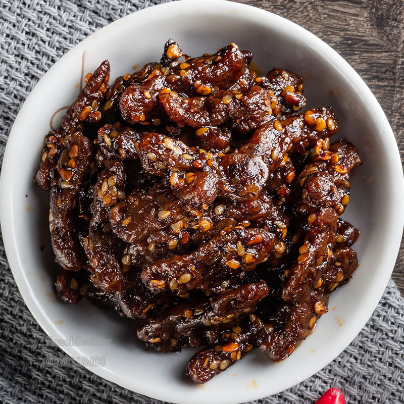 Thịt Bò Miếng Trùng Khánh  ăn liền- Snackseeker - Đồ ăn vặt Trung Quốc
