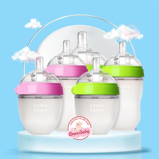 Bình sữa comotomo cho bé - 150ml/250ml -silicone siêu mềm - hàn quốc‬‬