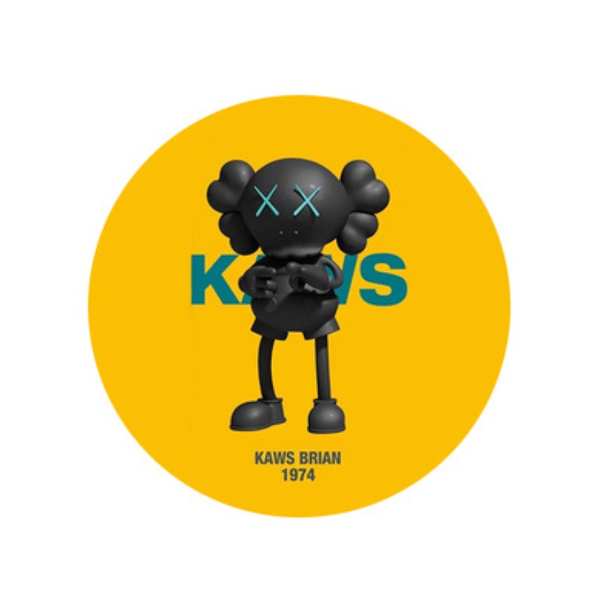 Popsocket giá đỡ điện thoại pop up in lỳ hình gấu KAWS siêu chất cho dế yêu