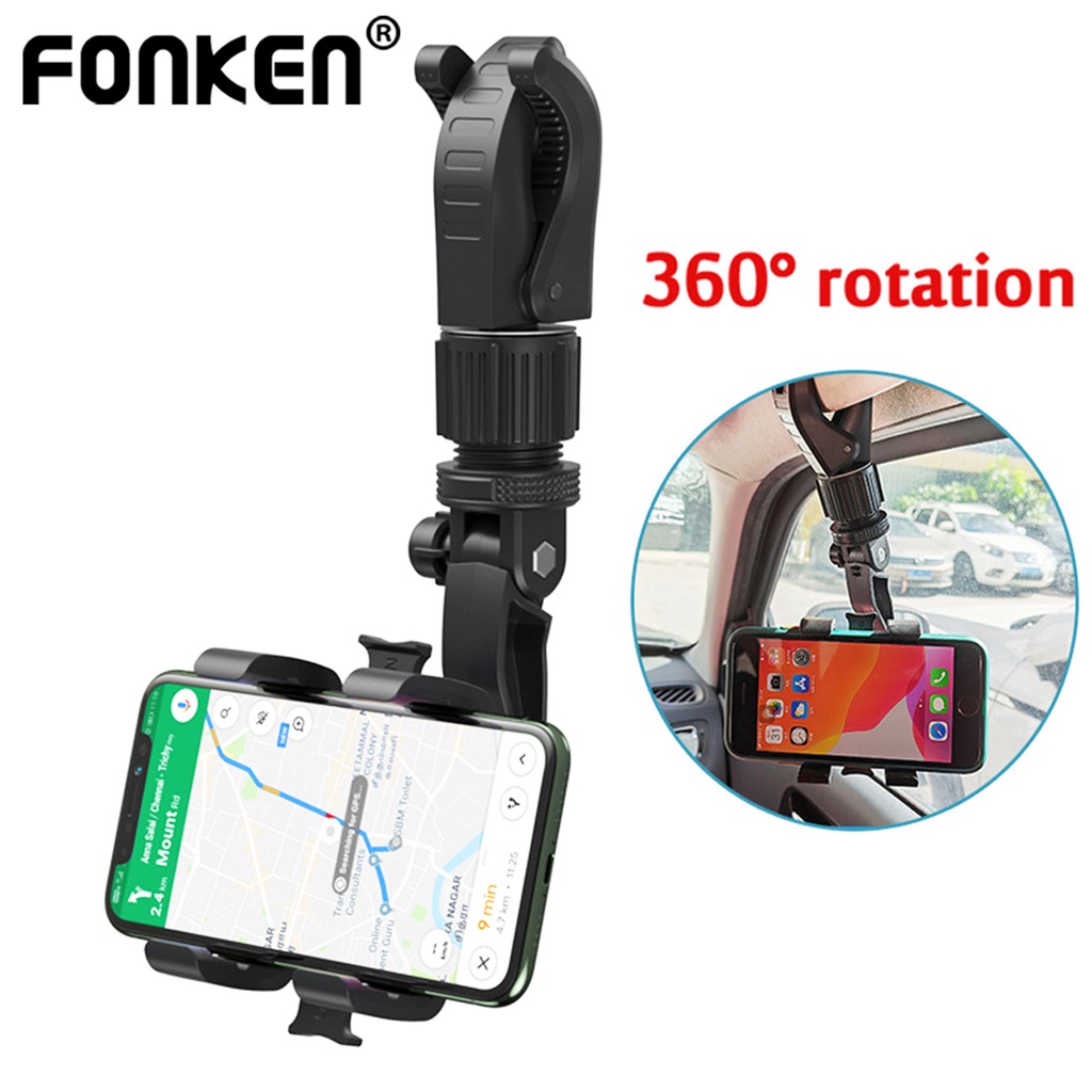 Giá Đỡ Điện Thoại Fonken Đa Năng Gắn Sau Ghế Xe Ô Tô