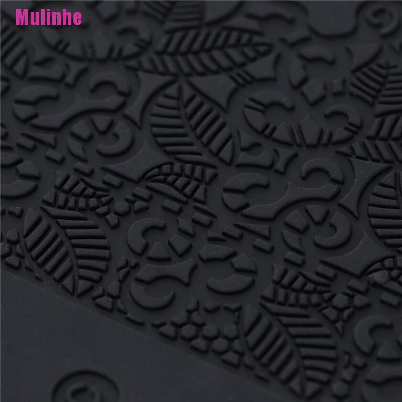 Khuôn Silicone Dập Nổi Họa Tiết Hoa Lá Làm Bánh