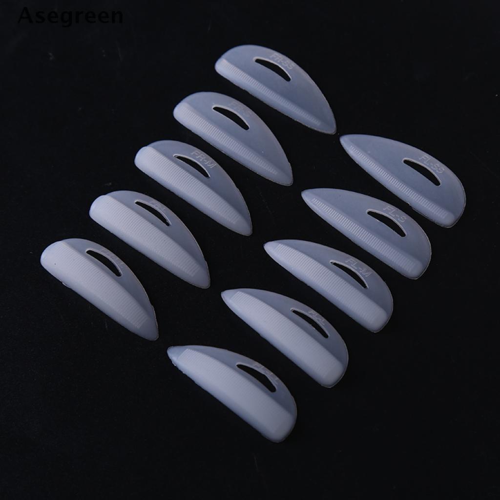 Bộ 10 Miếng Đệm Silicone Hỗ Trợ Uốn Cong Lông Mi An Toàn