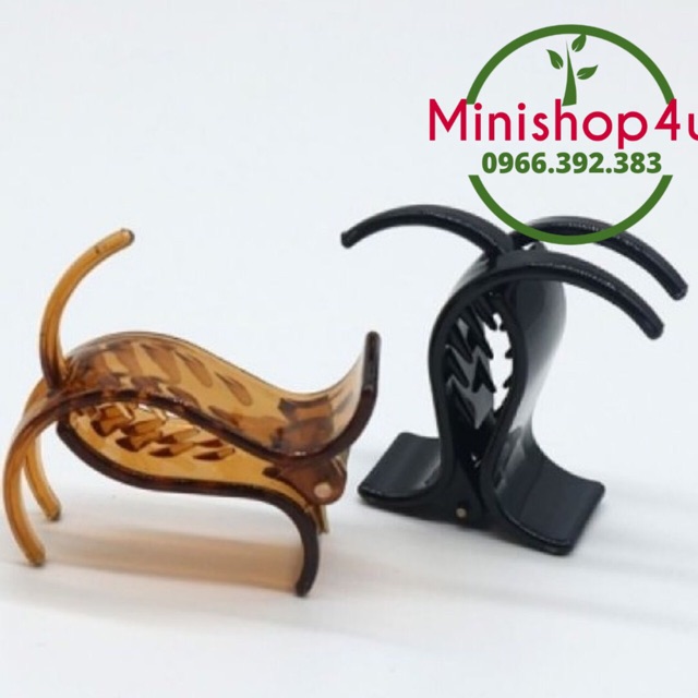 Kẹp càng Cua 3 &amp; 5 Răng Kẹp Tóc Nhiều Màu (1 chiếc)