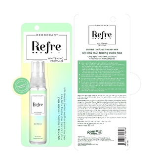 Xịt khử mùi Refre