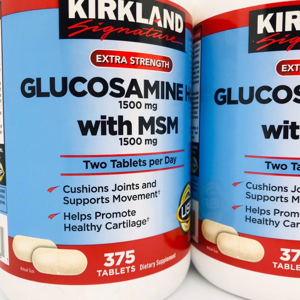 Viên Uống Kirkland Signature Glucosamine HCI 1500mg With MSM Giảm Đau Và Nuôi Dưỡng Xương Khớp