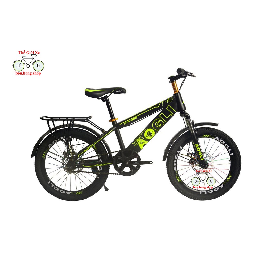XE ĐẠP ĐỊA HÌNH TRẺ EM AOGLI 18-20-22INCH