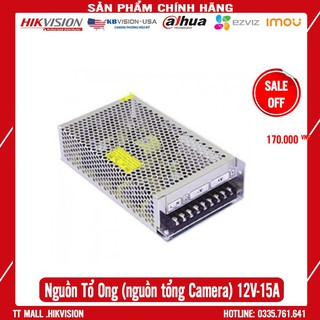 Nguồn Tổ Ong (Nguồn tổng cho Camera) 12V-15A bảo hành 6 tháng