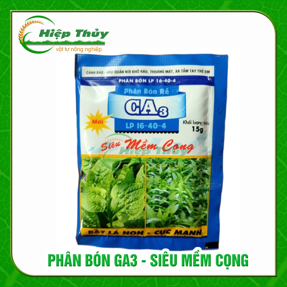 Phân Bón Lá Ga3 Lp 16 - 40 - 4 Siêu Mềm Cọng - Gói 15Gr