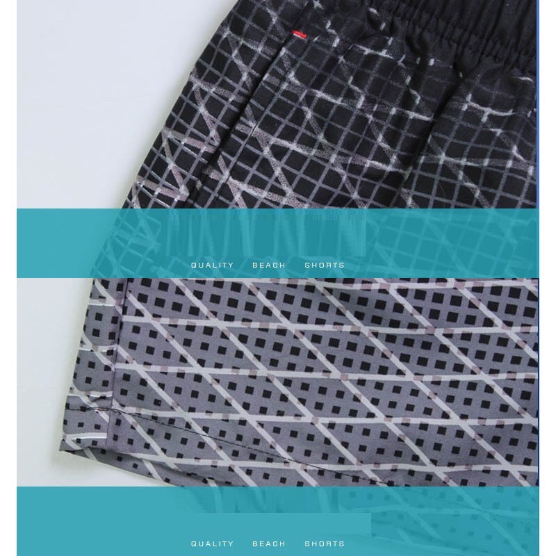 Quần bơi nam lửng, quần đi biển lửng ST3 hoa văn, quần đi bơi mau khô, thoáng khí chất liệu cao cấp | BigBuy360 - bigbuy360.vn