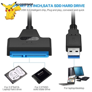 111all} SATA USB Adapter Cable SATA to USB3.0 Data Transfer Converter Support 2.5" HDD