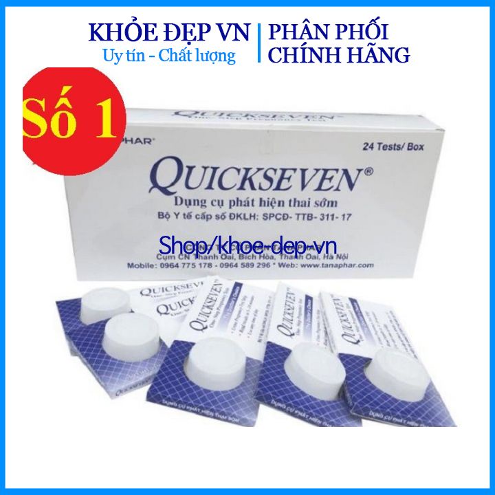 Combo 5 Que thử thai QUICKSTICK - Nhập khẩu từ USA, test thai sớm nhanh Quick Stick