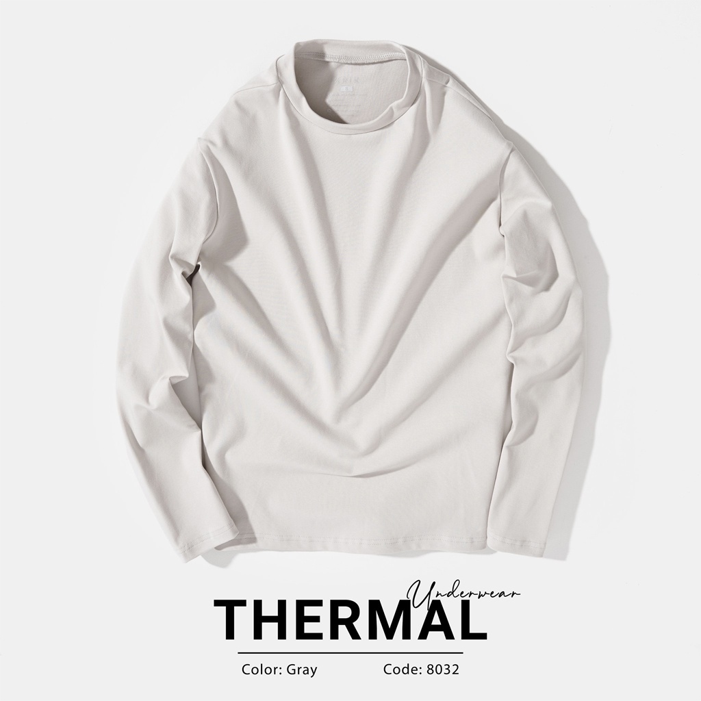 Áo Thun Nam Dài Tay Krik Chất Liệu Nỉ Cao Cấp Thiết Kế Cổ 3 Phân Giữ Ấm Tốt Form Slimfit Ôm Body AN8033 | BigBuy360 - bigbuy360.vn