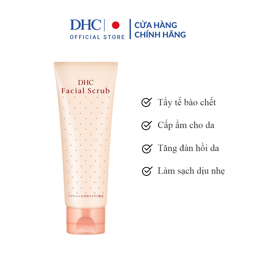 Kem tẩy tế bào chết da mặt DHC Facial Scrub 100g