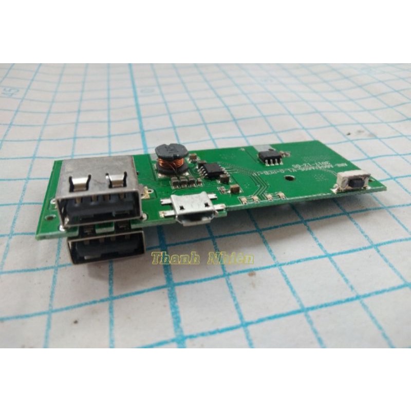 Mạch sạc dự phòng 2a/5v-12v như hình