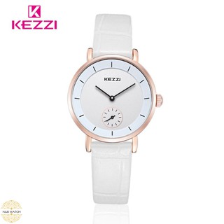 Đồng Hồ Nữ Kezzi 1080 Dây Da (Mua 1 đồng hồ TẶNG 1 vòng tay)