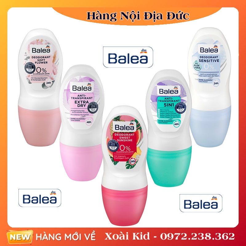 [HÀNG NỘI ĐỊA ĐỨC] Lăn khử mùi Balea