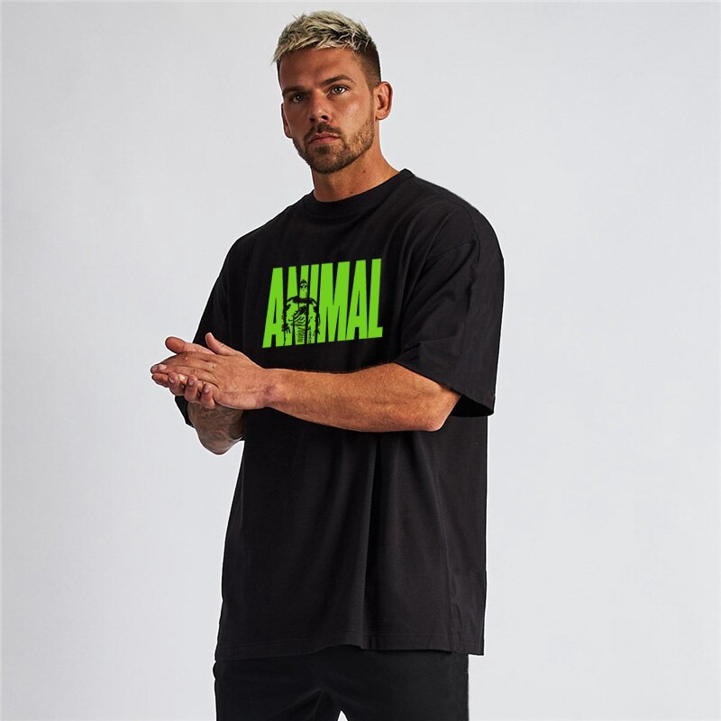 Brand New Casual Cotton Fitness T Shirt Men New Fashion Printed Fashionable Round Neck T-shirts Men's Short Sleeve T-shirt Tops