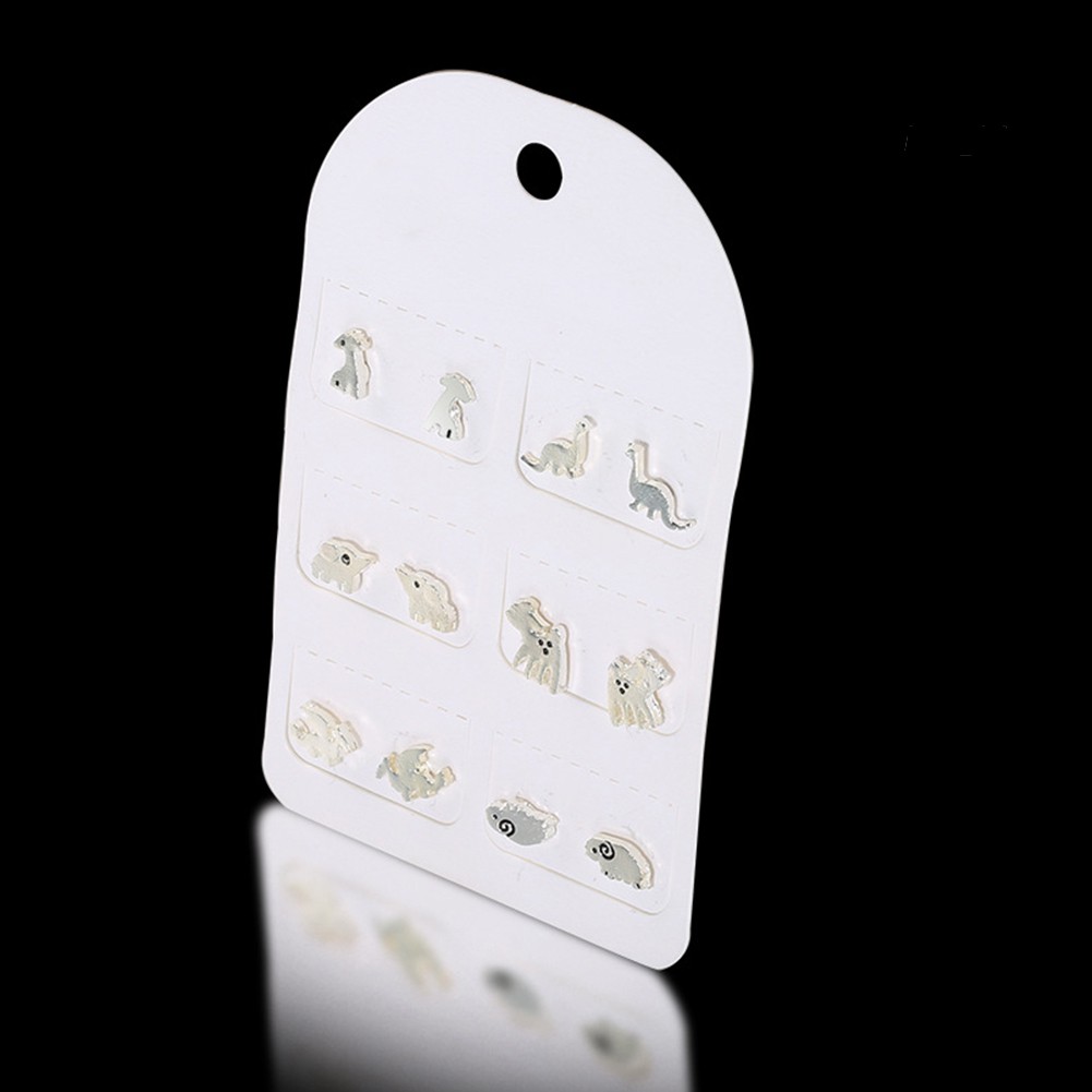 (Hàng Mới Về) Set 6 Cặp Khuyên Tai Thiết Kế Đa Dạng Thời Trang Cho Nữ